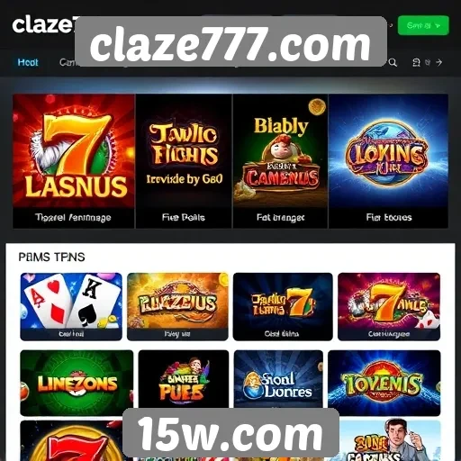 Claze777.com oferece diversidade em jogos de cassino online